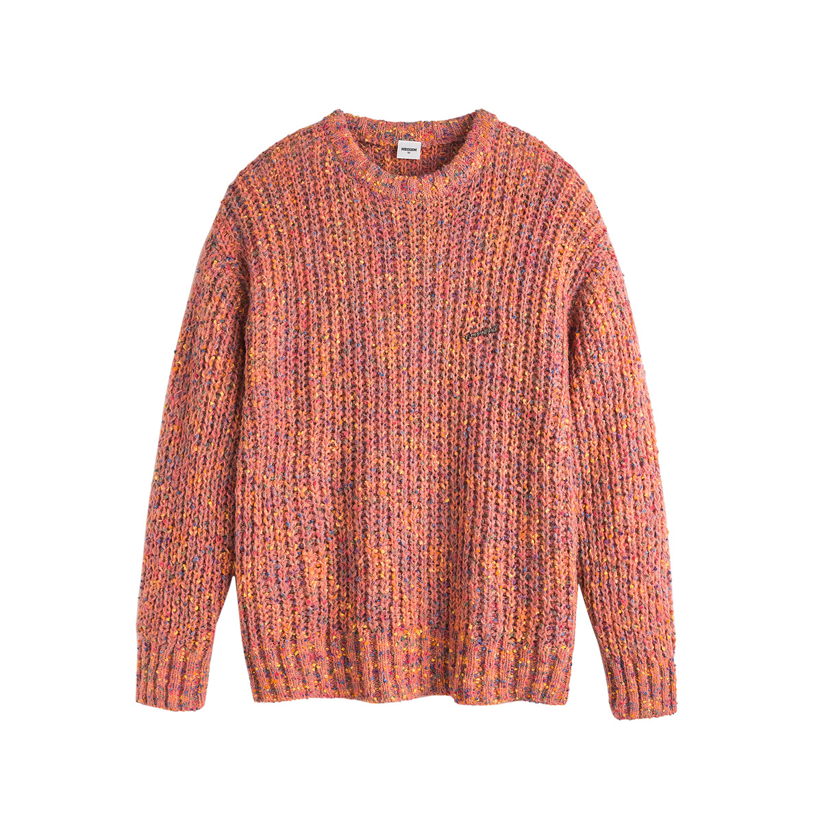 Men's Japanese Workwear Color Block Oversized Sweater