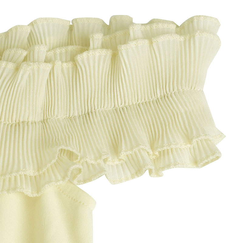 Asymmetrical Two-Tier Frill Sleeveless Mid-Calf Dress