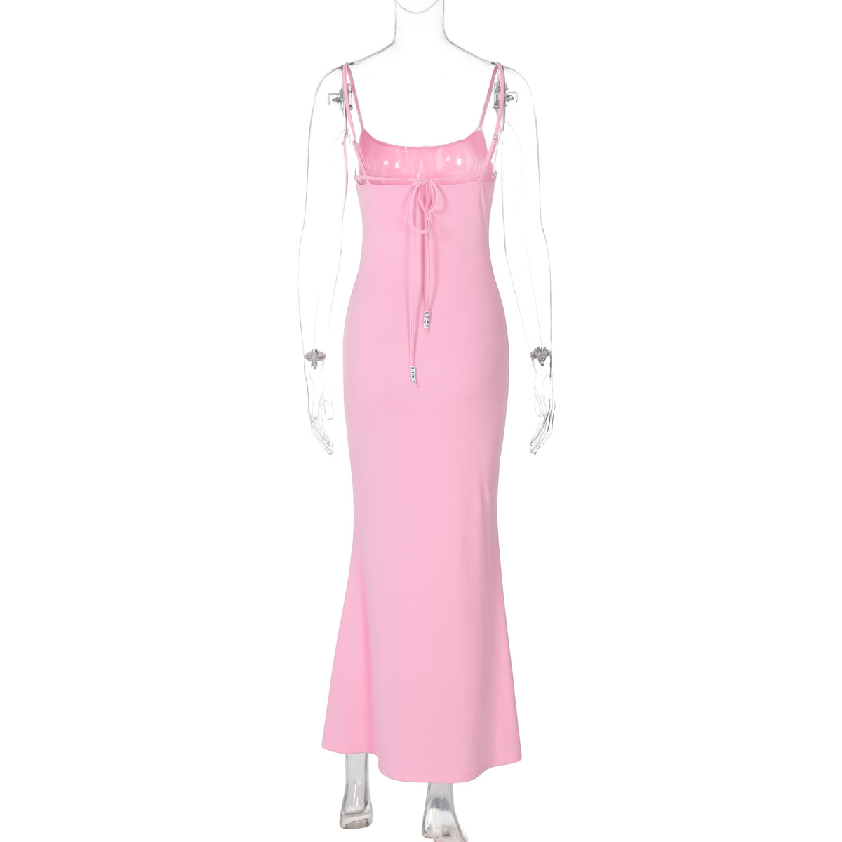 Asymmetric Neckline Bodycon Evening Dress