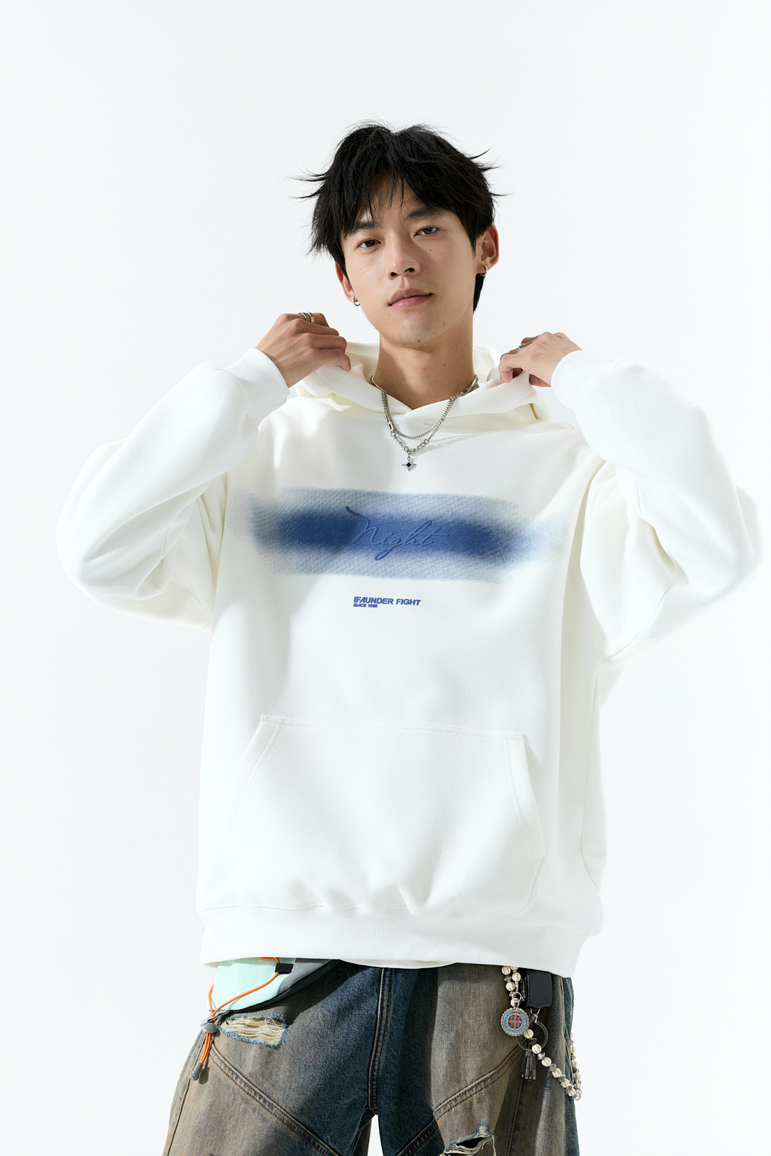 Relaxed American Cotton Hood Sweatshirt