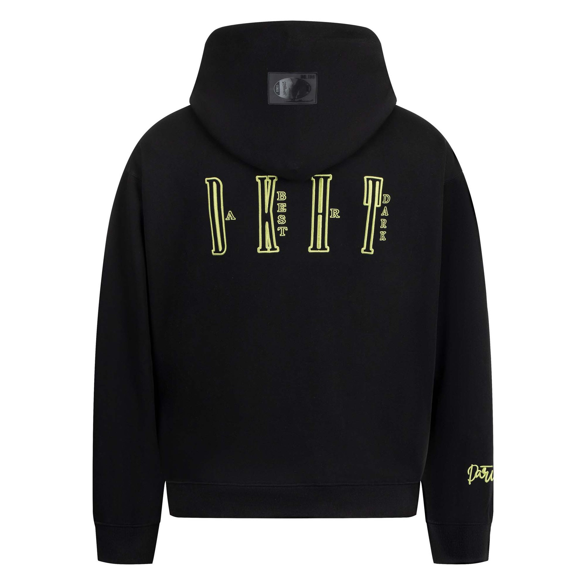 Streetwear Embroidered Initial Oversized Cotton Hoodie