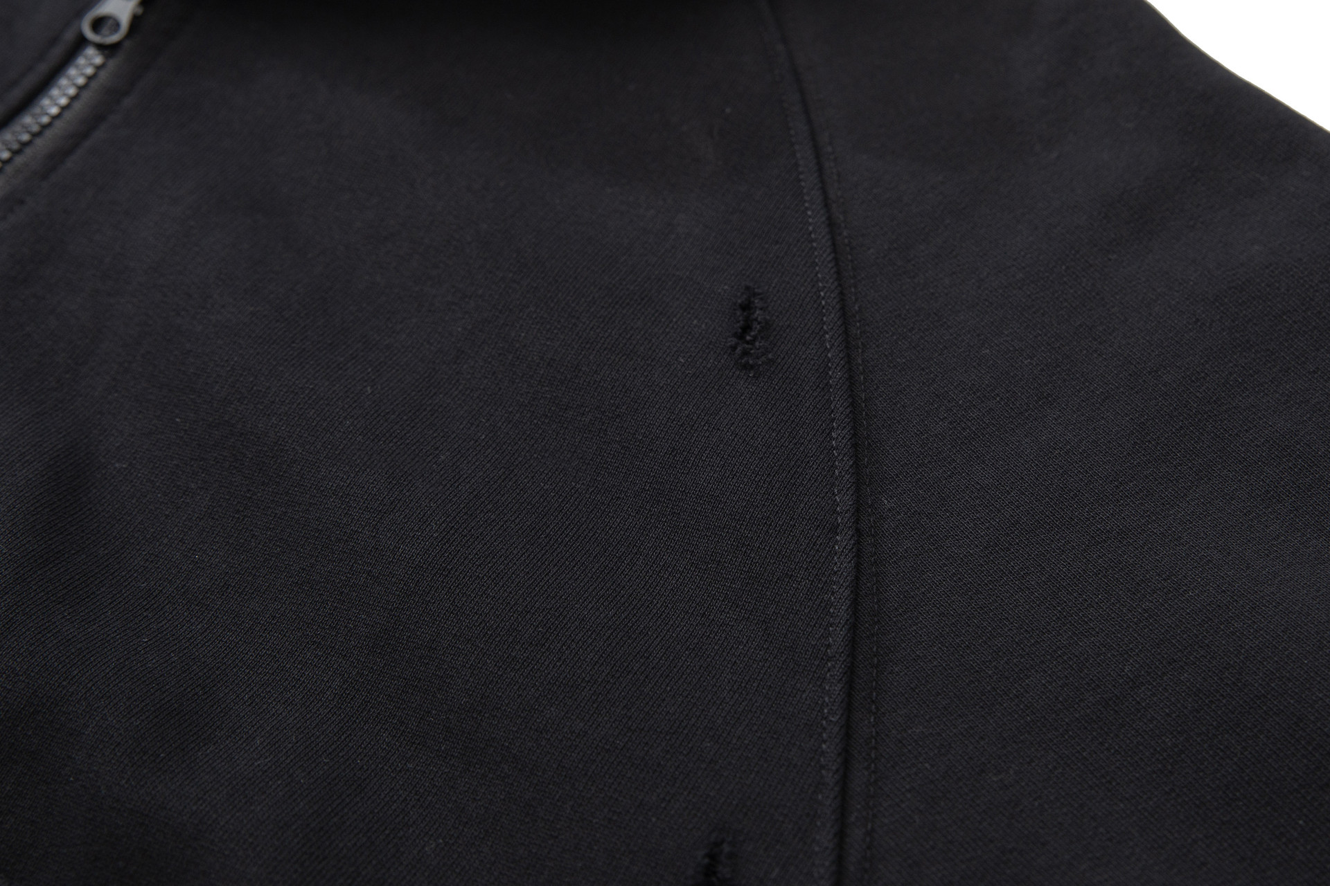 Loose Fit Printed Destroyed Hoodie
