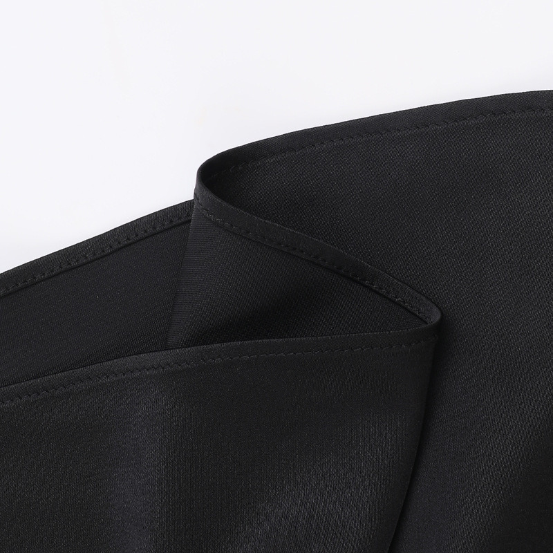 High-Rise Polyester Body-Hugging Mini Skirt