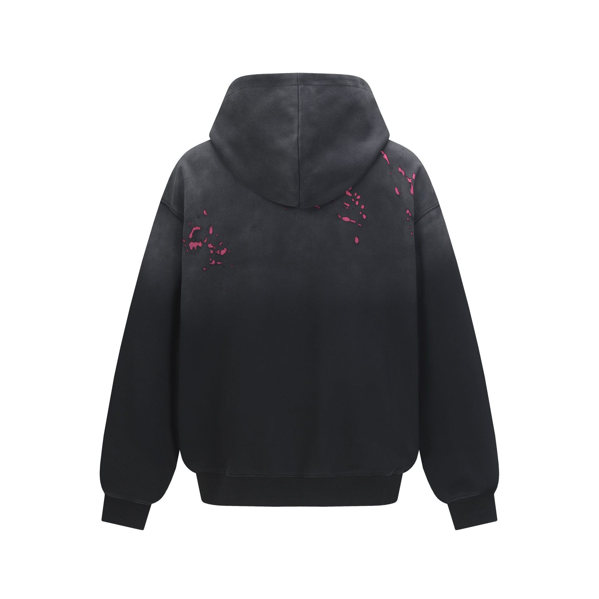 American Retro Cotton Abstract Loose Long Sleeve Hoodie
