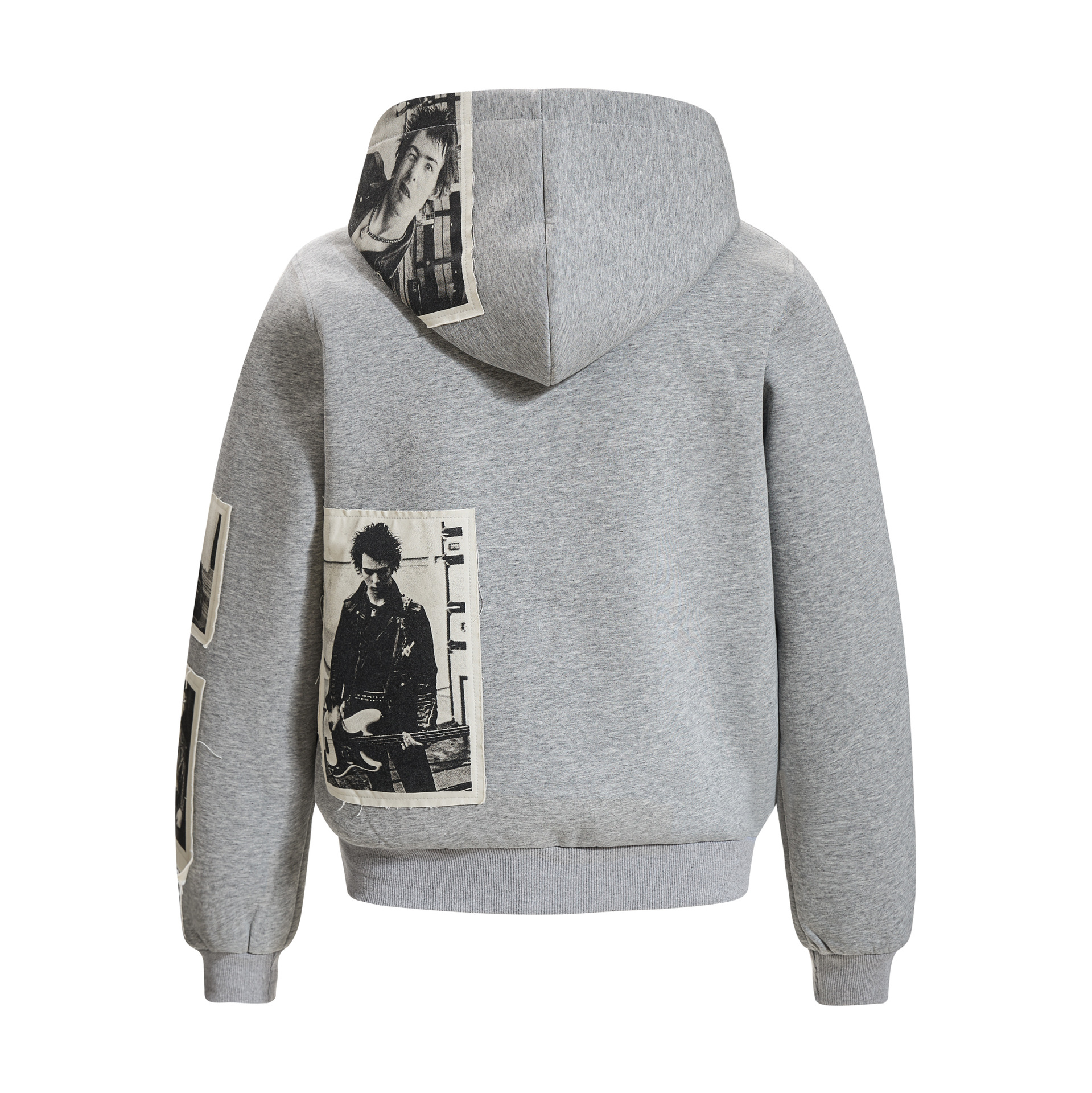 Man's American Retro Cotton Front Zip Sweatshirt