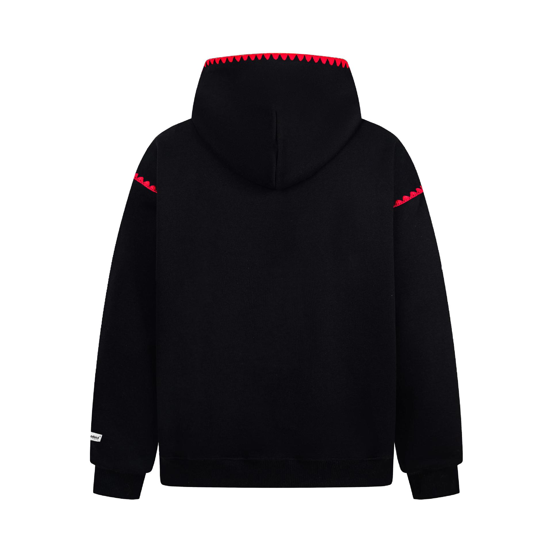 Long Sleeve Cotton Orchard Applique Hoodie