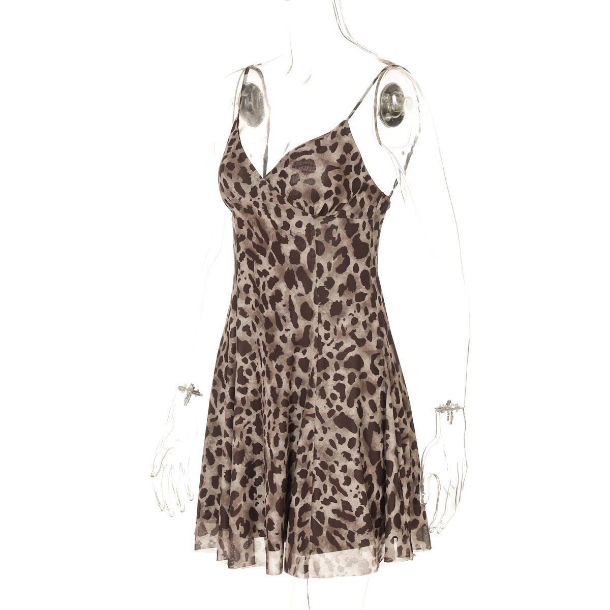 Ladies Patterned Bandeau Mini Dress