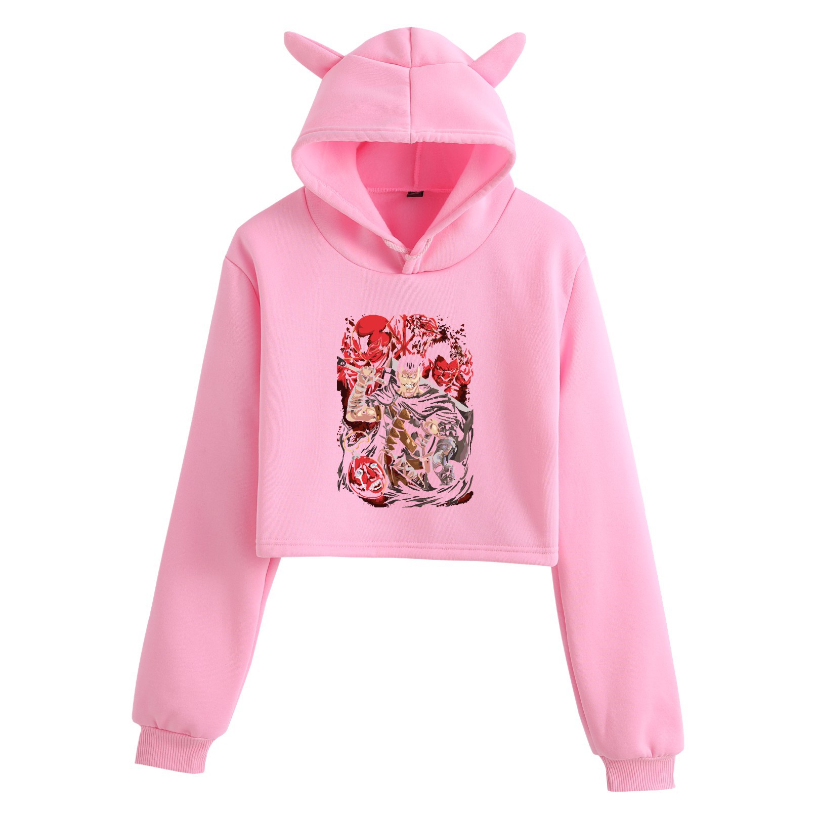 Cute Ladies Short Hoodie