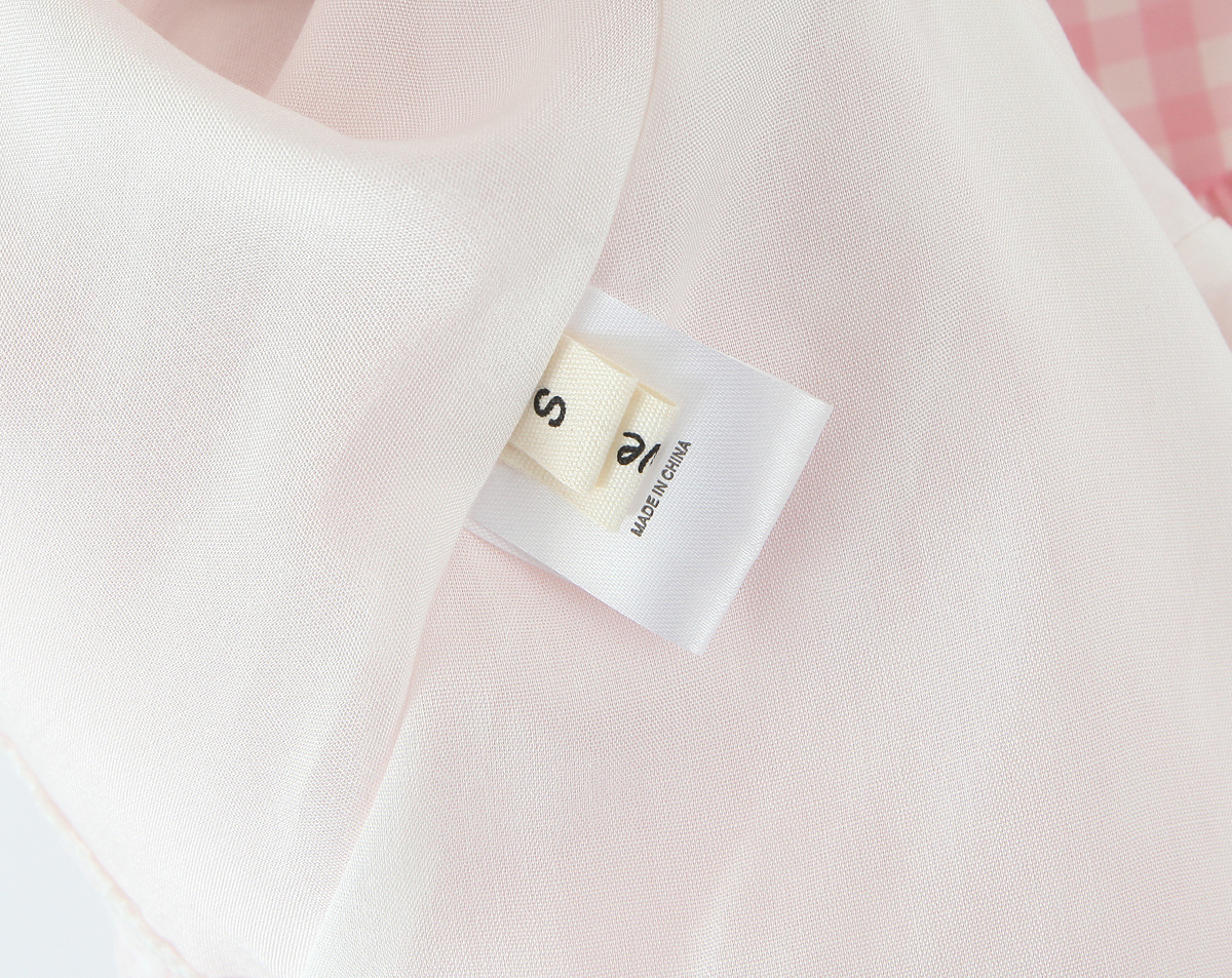 V-Cut Short-Sleeve Two-Tone Knot Detail Nipped-In Above-Knee Dress