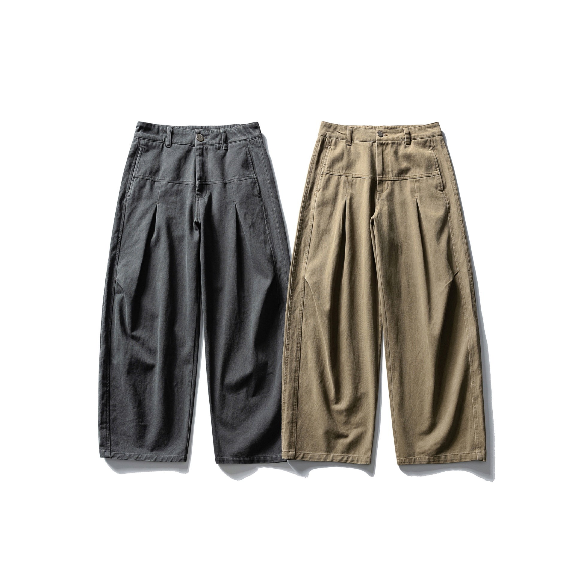Distressed Straight Leg Cargo Pants Long Trousers
