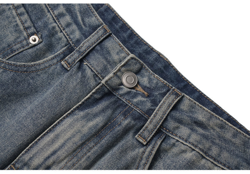Distressed Oversized Straight Loose Wide Leg Denim Pants