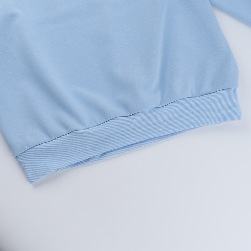 Ladies Oversized Embellished Plain Hoodie