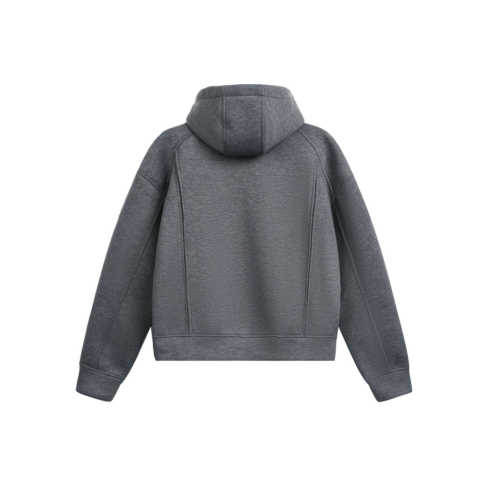 American Retro Cartoon Hooded Zip-Up Sweater