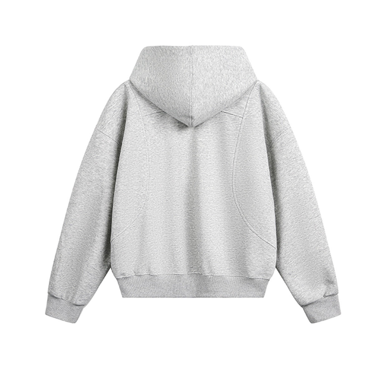 Retro Cotton Blend Loose Fit Hoodie