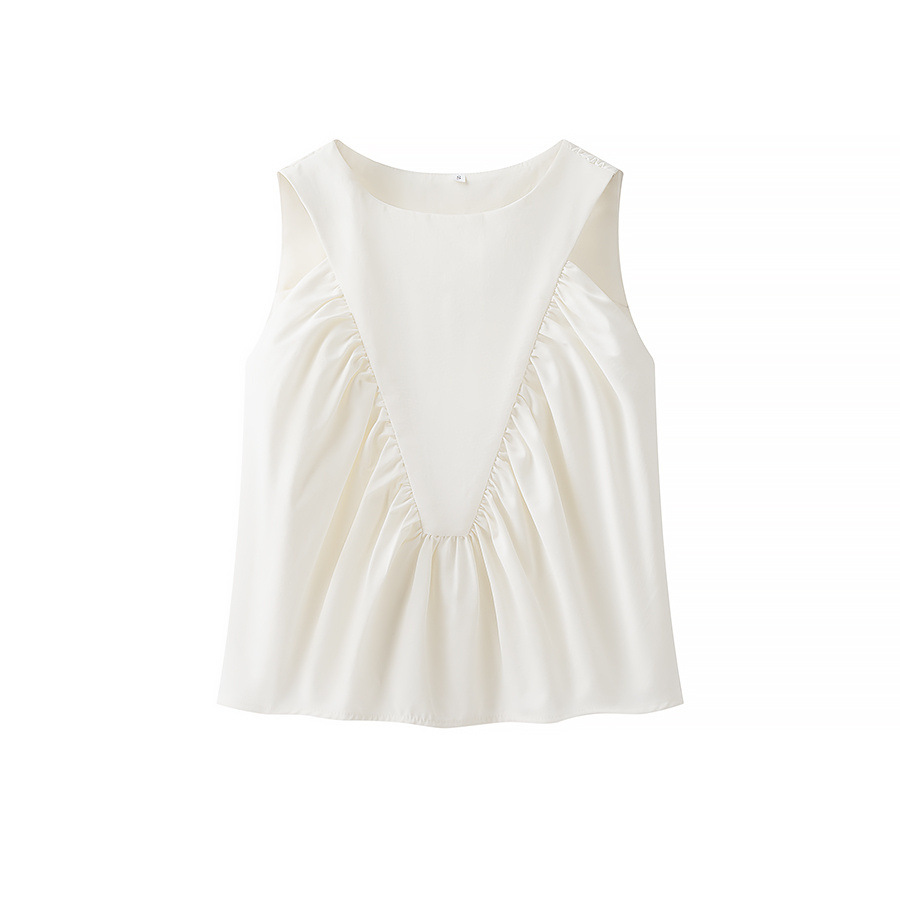 Color Block European Style Sleeveless Tank