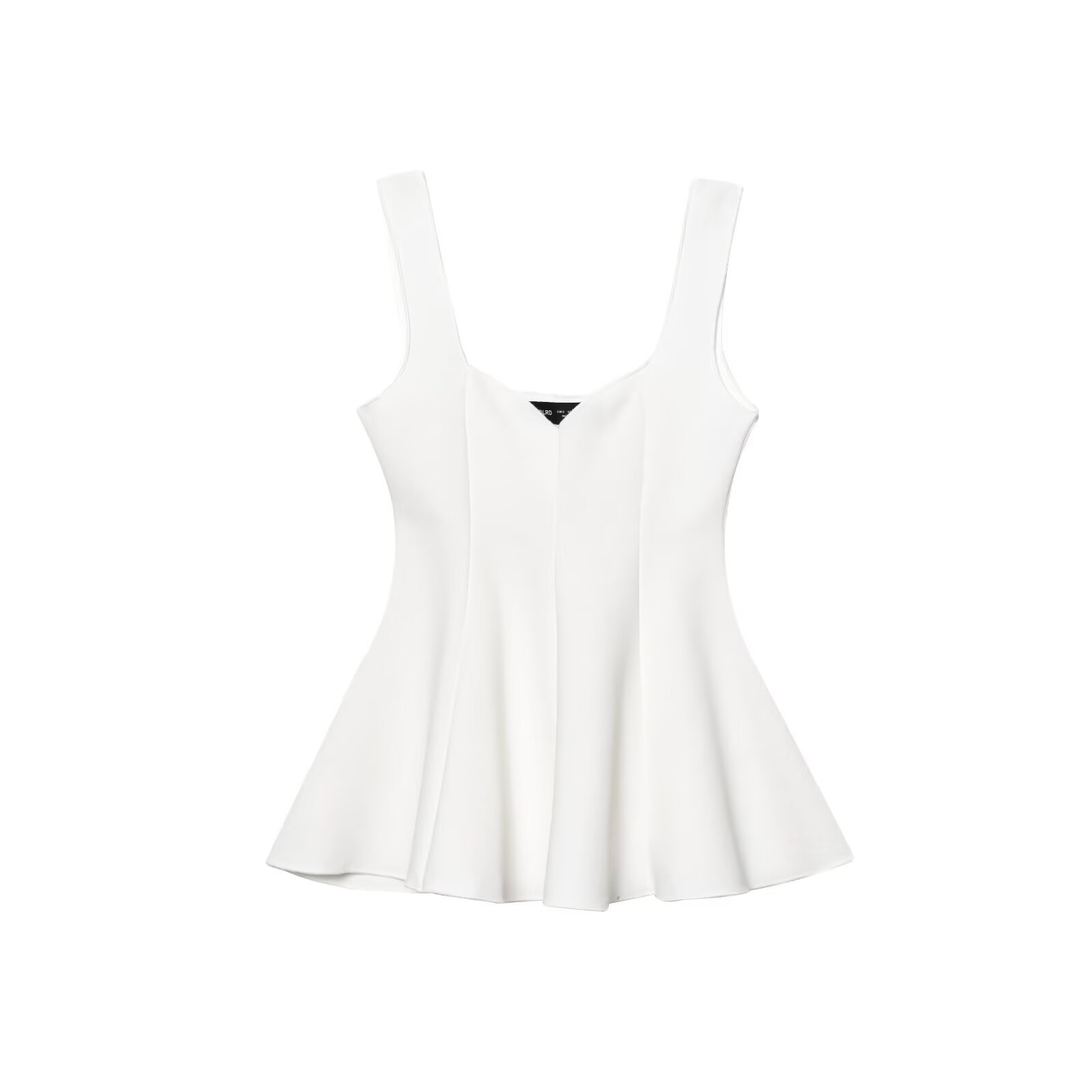 Solid Color Peplum Tank