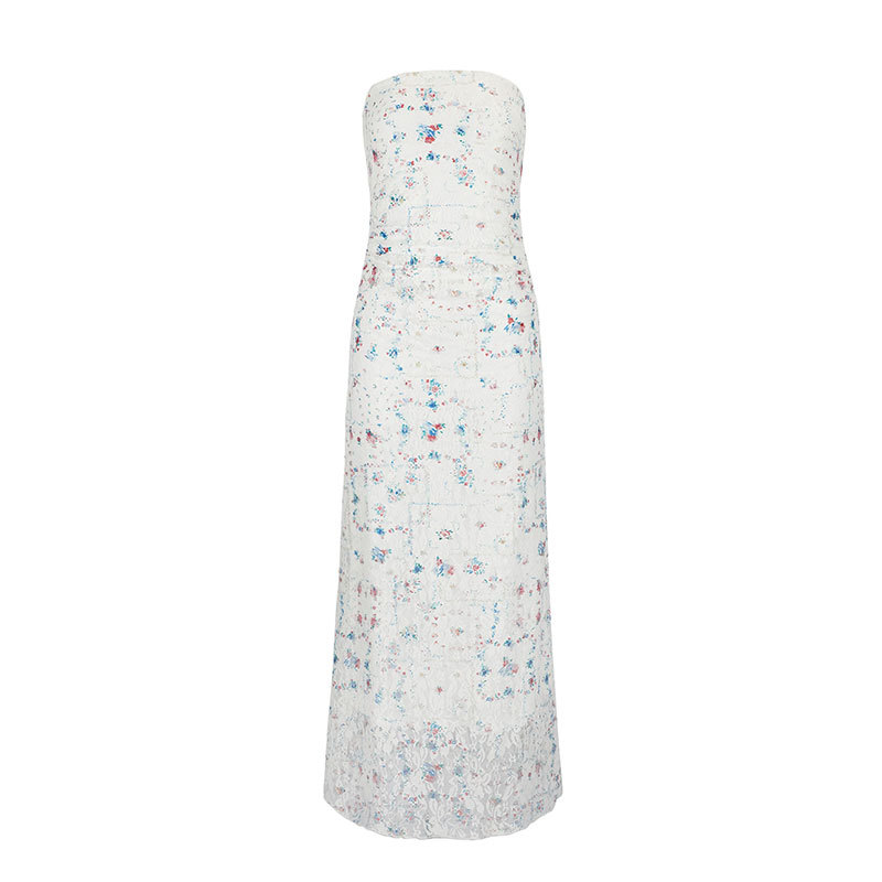 Spotted Bandeau Bodycon Dress