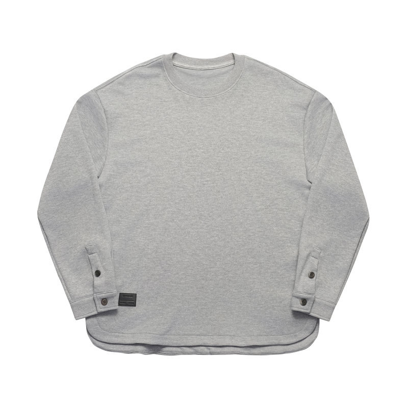 Oversized Japanese Retro Hoodie with Side Slit
