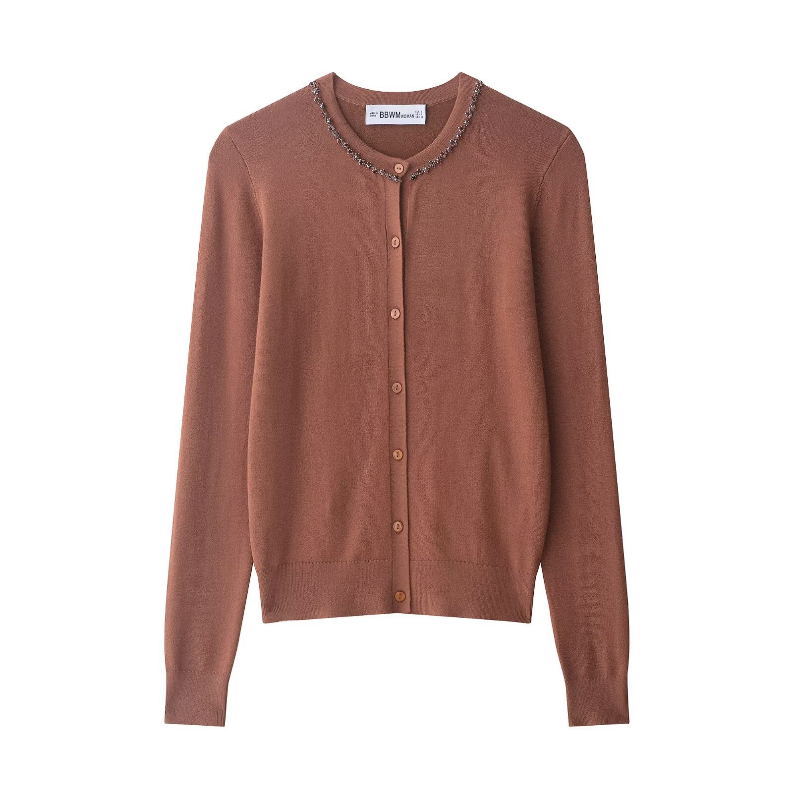 Rhinestone Accent Cardigan