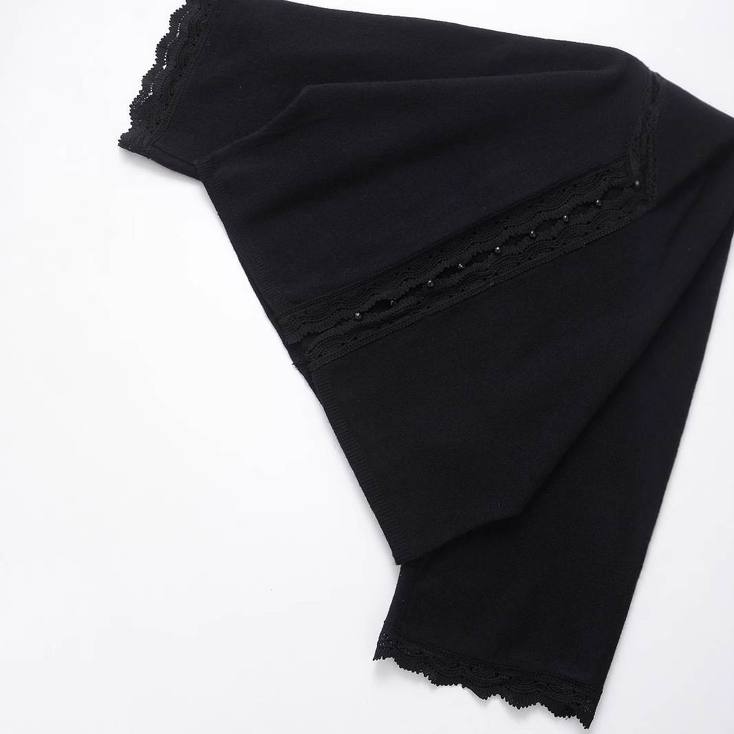 Regular Fit Loose Sleeve Solid Color Button-Front Cardigan