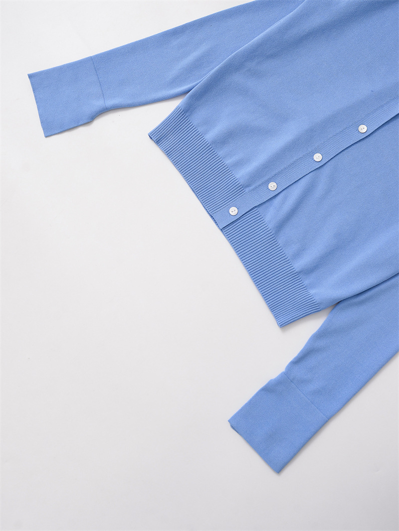 Ladies Relaxed Crew Plain Polyester Sweater