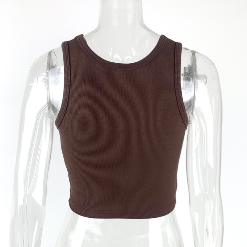 Sexy slim fit V-neck sleeveless vest