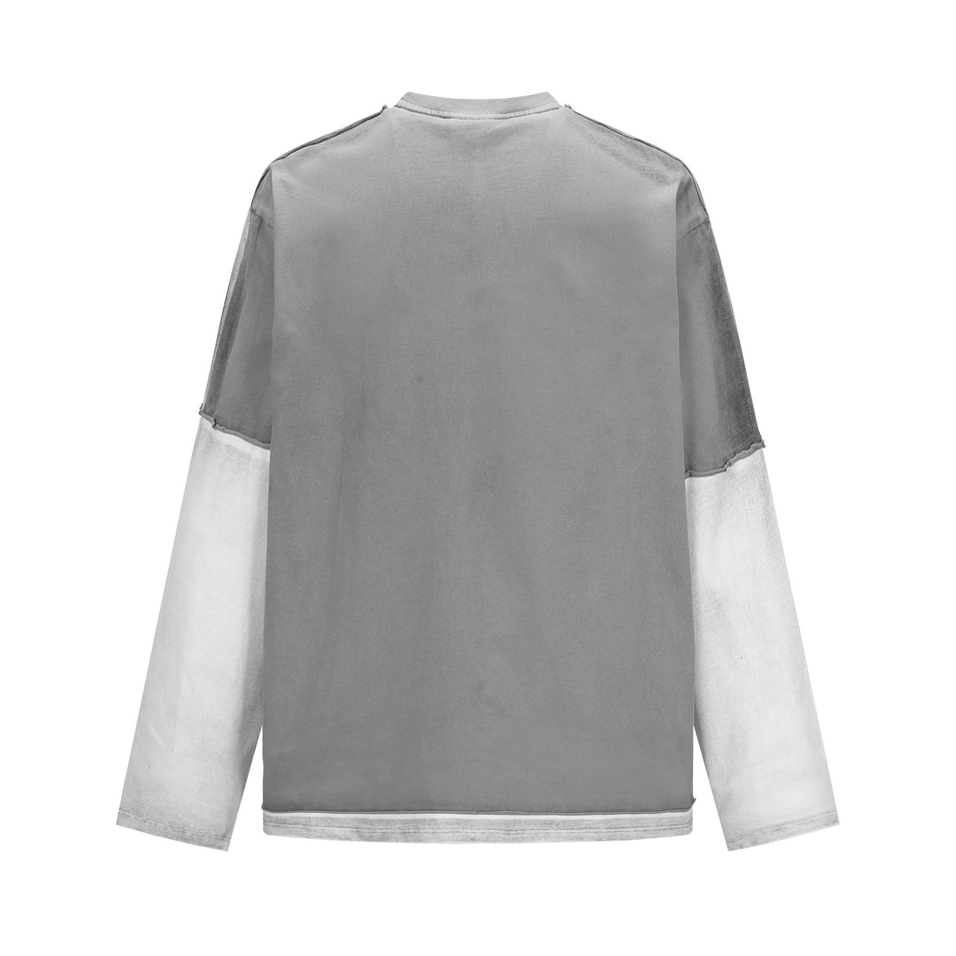 Relaxed Distressed Cotton Long Sleeve Hoodie 2-Pack