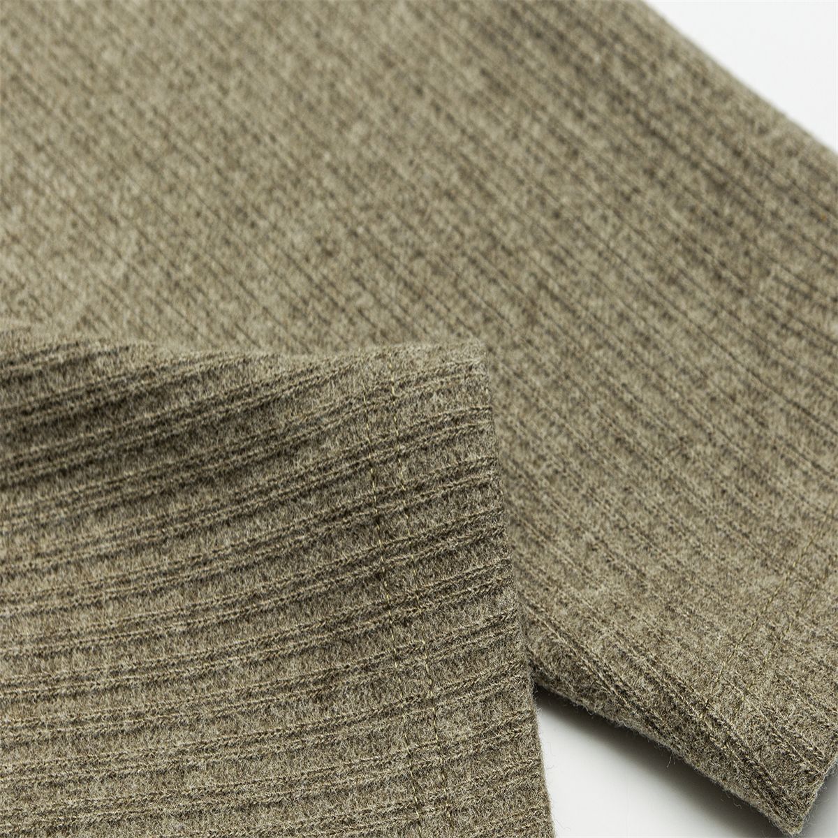 Oversized Color Block Long Sleeve Workwear Sweater