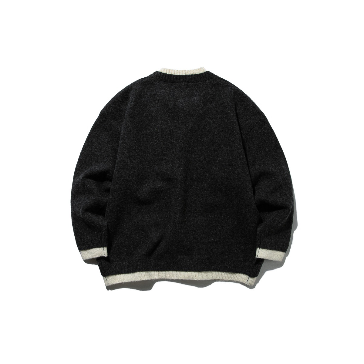 Japanese Workwear Double Layer Polyester Cardigan
