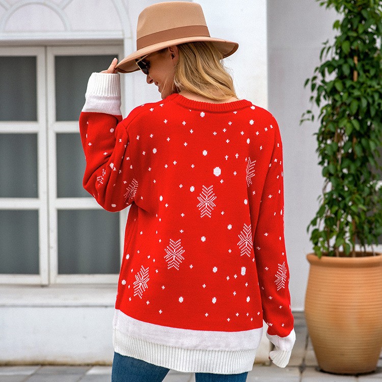 Ladies Reindeer Wool Sweater