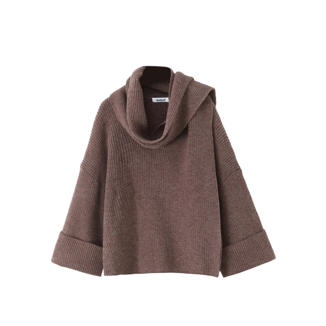 Ladies Korean Japanese Oversized Cozy Knit Cardigan
