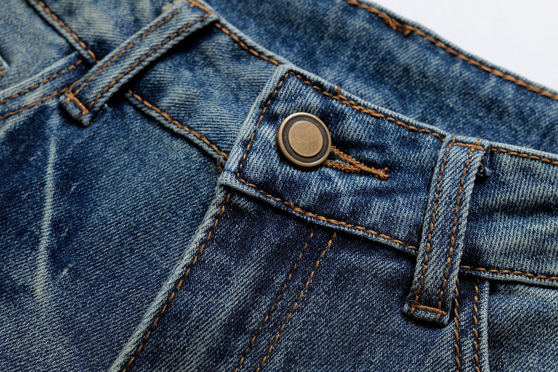 Mid low waist floor length flared pants jeans