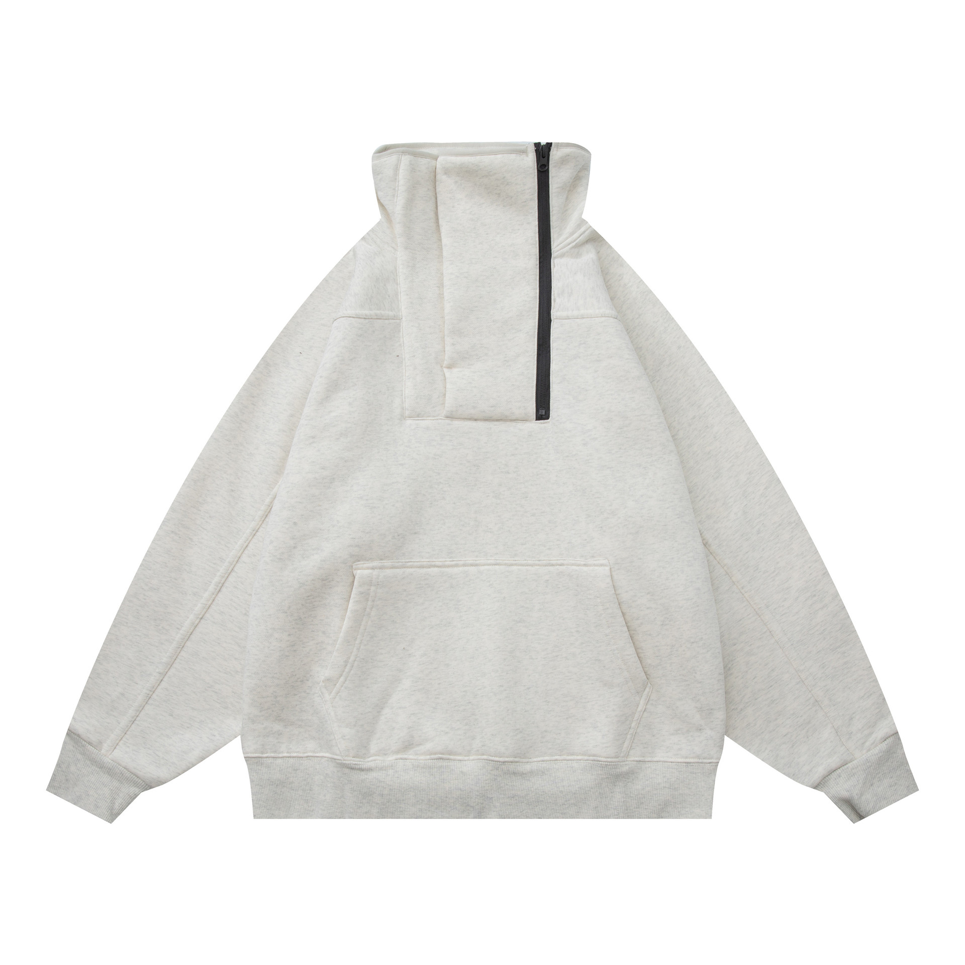 Slouchy Stand Collar Sweatshirt