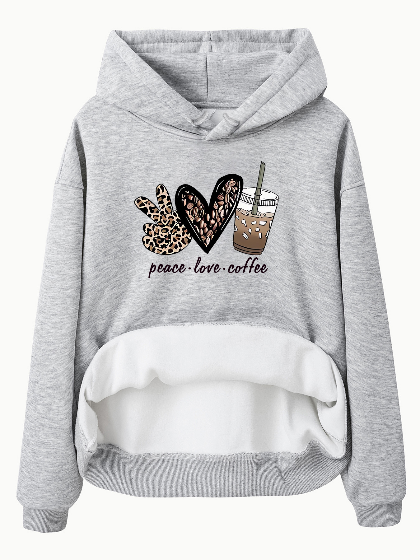 Loose Fit Printed Street Hoodie