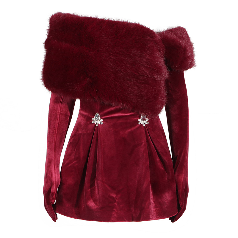 Chic One-Shoulder High-Waist Mini Skirt