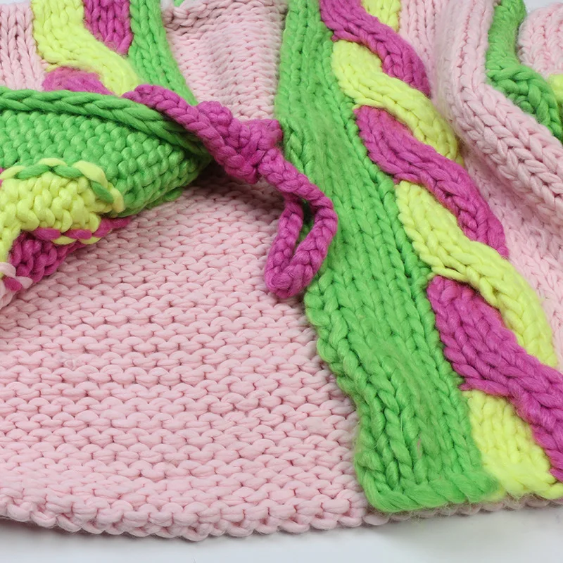 Oversized Puffed Nylon Cardigan Tie Front