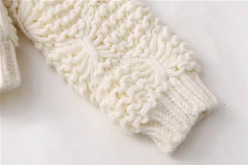 Polyester Ladies Crew Mini Sweater Fall