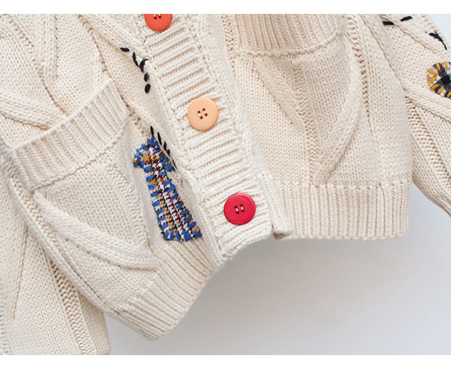 Polyester Open Front Cardigan Outerwear