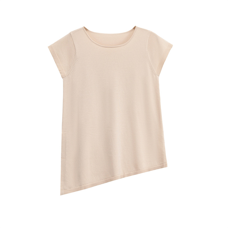 Oversized Plain Crew Polyester Sweater