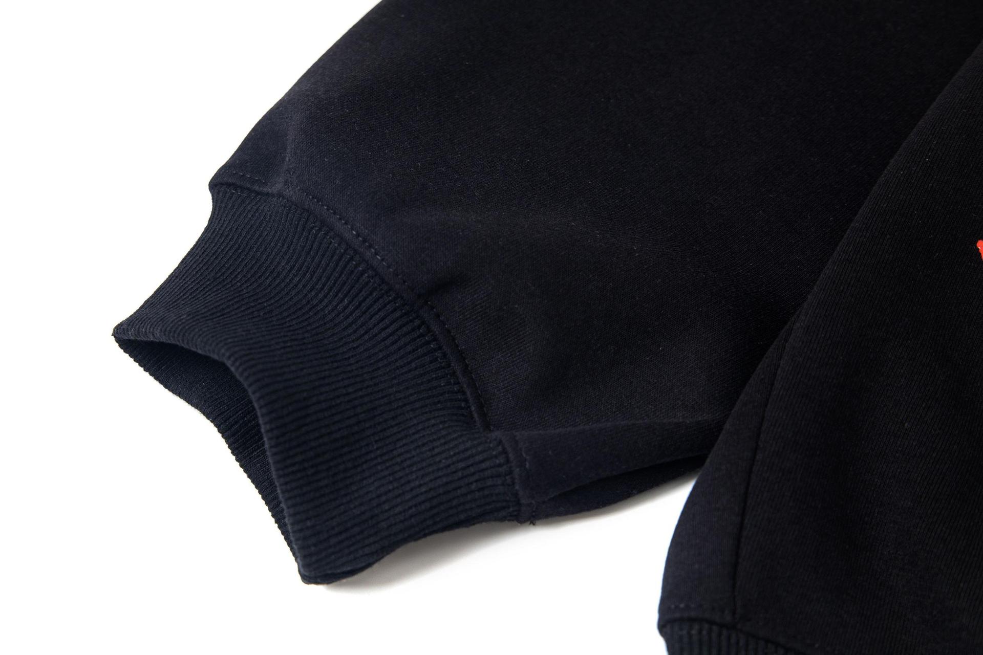 Slouchy Cotton Graphic Hoodie