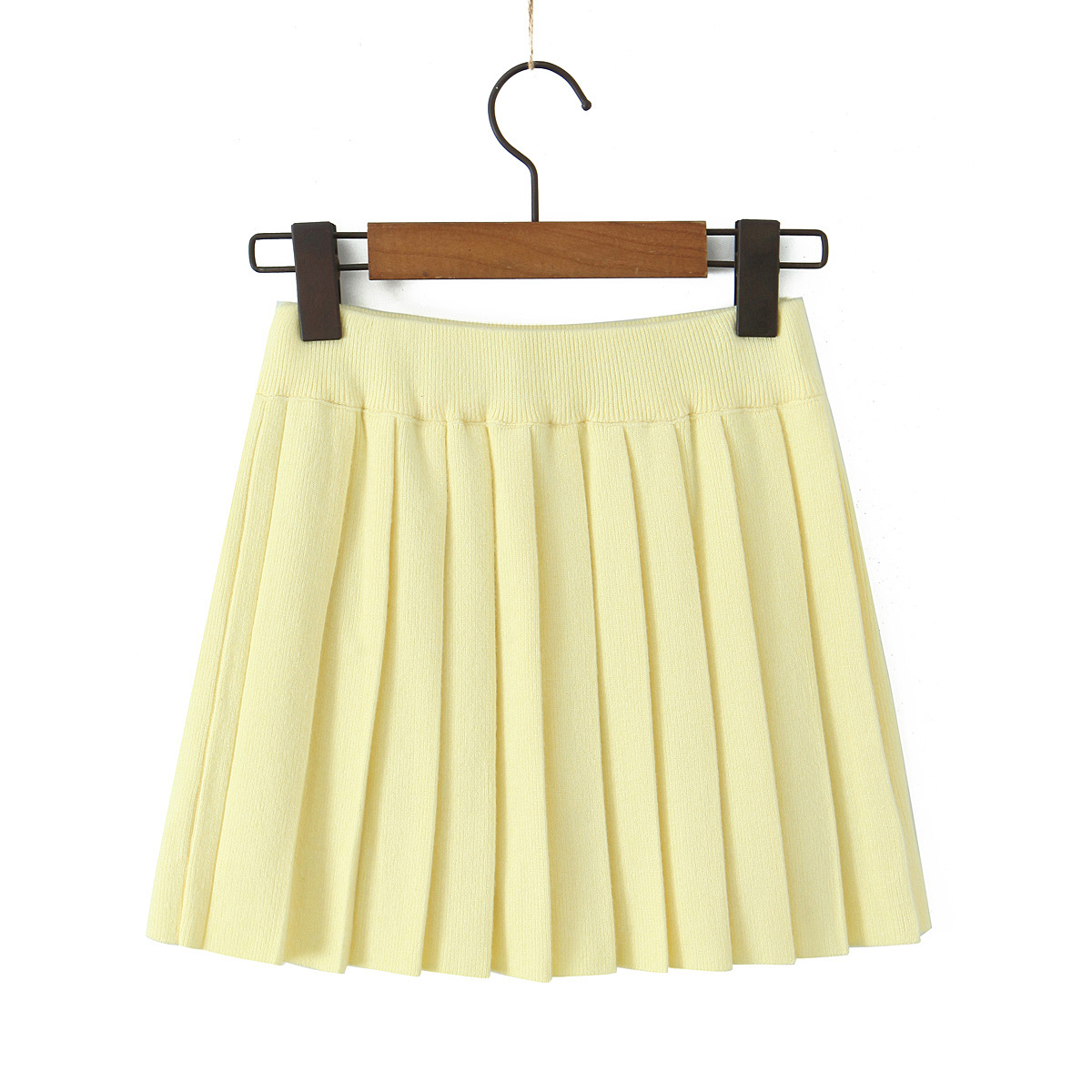 Accordion Knit Skirt