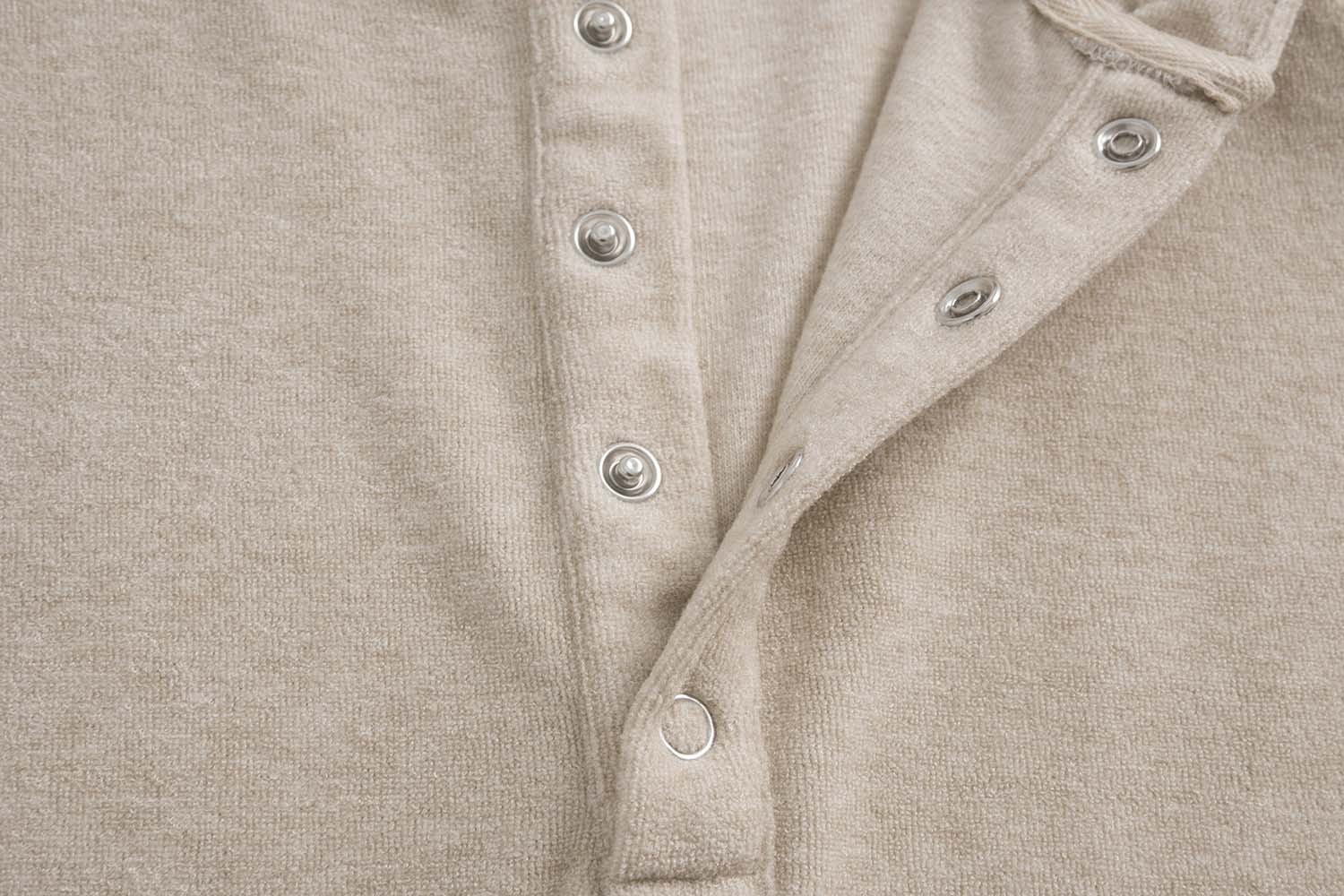 High Street Plain Henley Oversized Hood Pullover