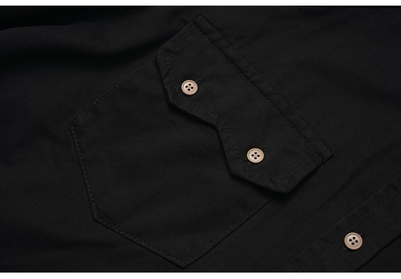 Relaxed Fit Utility Cotton Blend Shirt