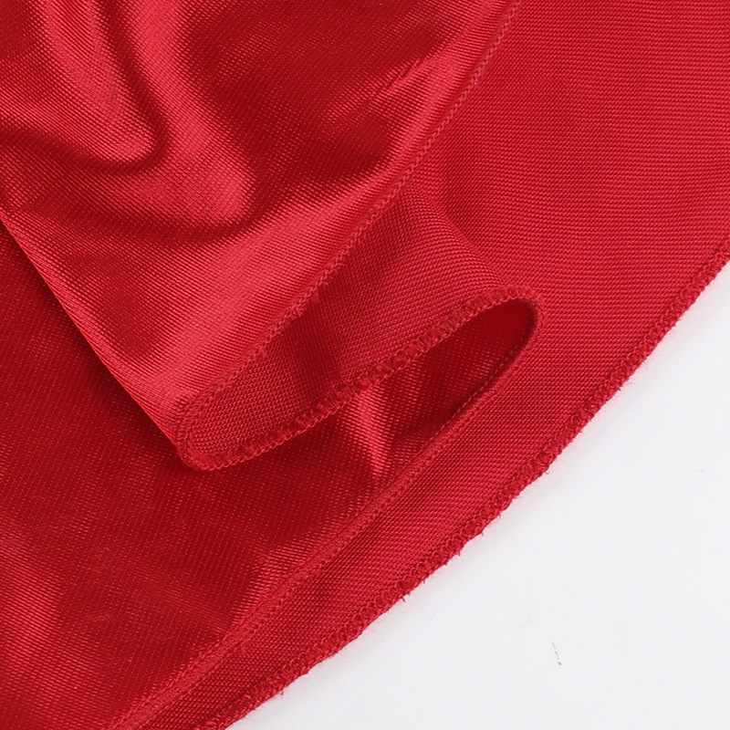 One-Shoulder Sleeveless Flounced Hem Polyester Spandex Dress