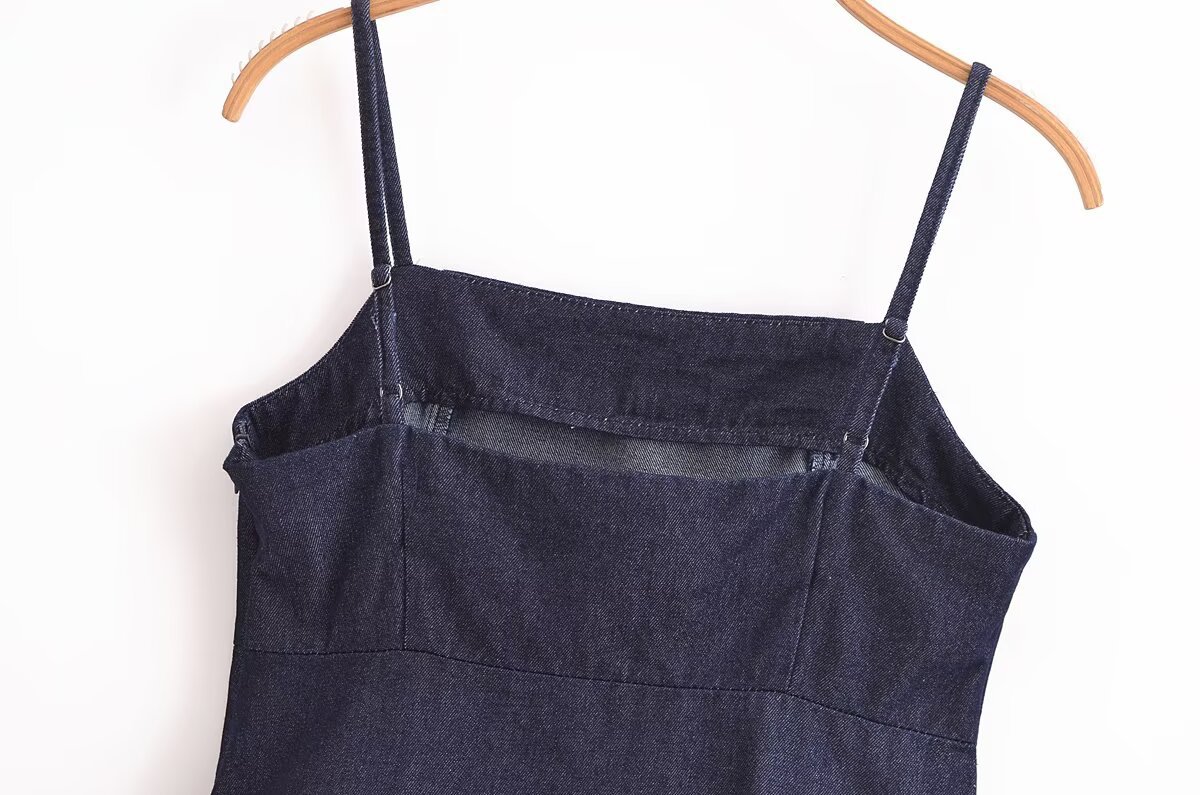 Western Solid Backless Ribbon Cami