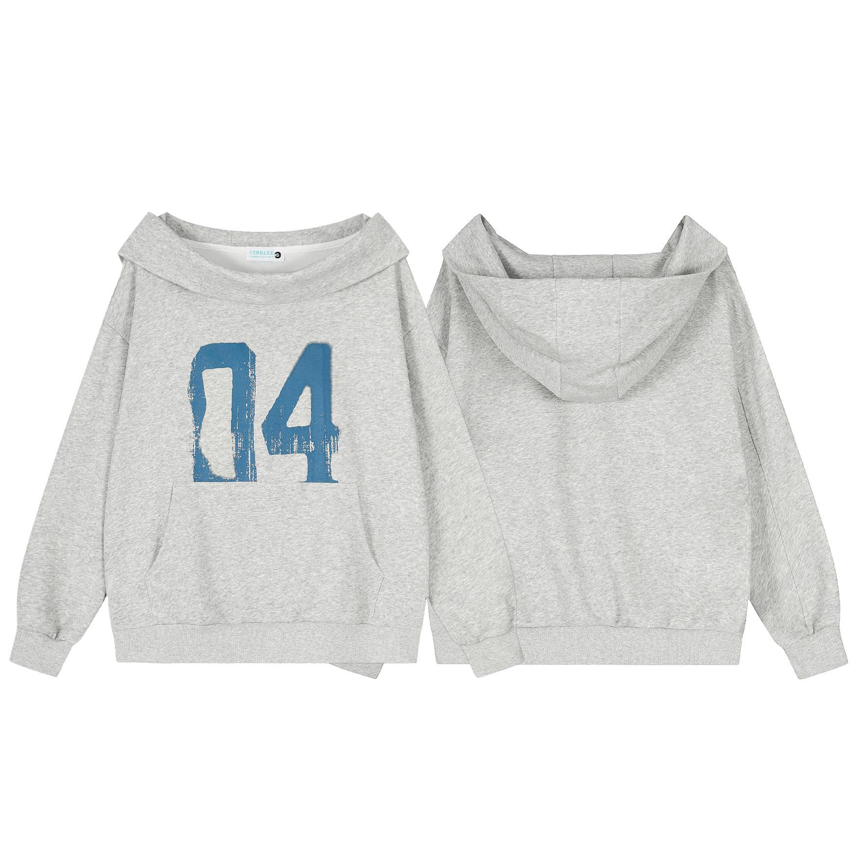 Patterned Polyester Full Sleeve Hoodie