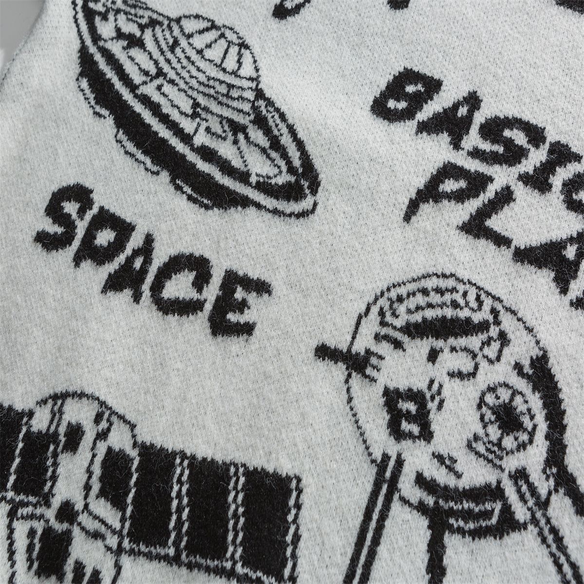 Unisex Oversized Colorblock Japanese Workwear Sweater