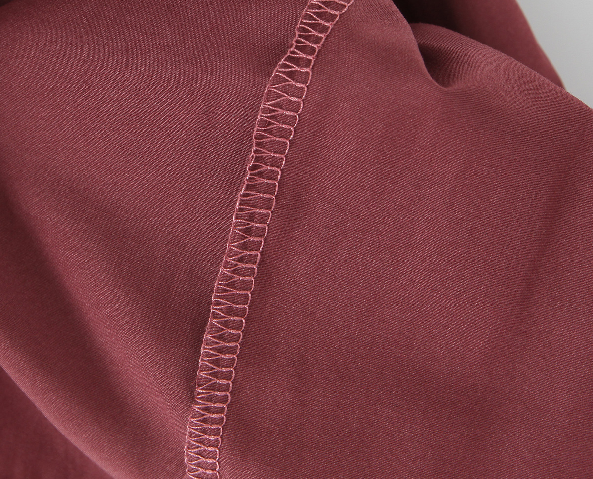 Burgundy Rayon Halter Mini Skirt