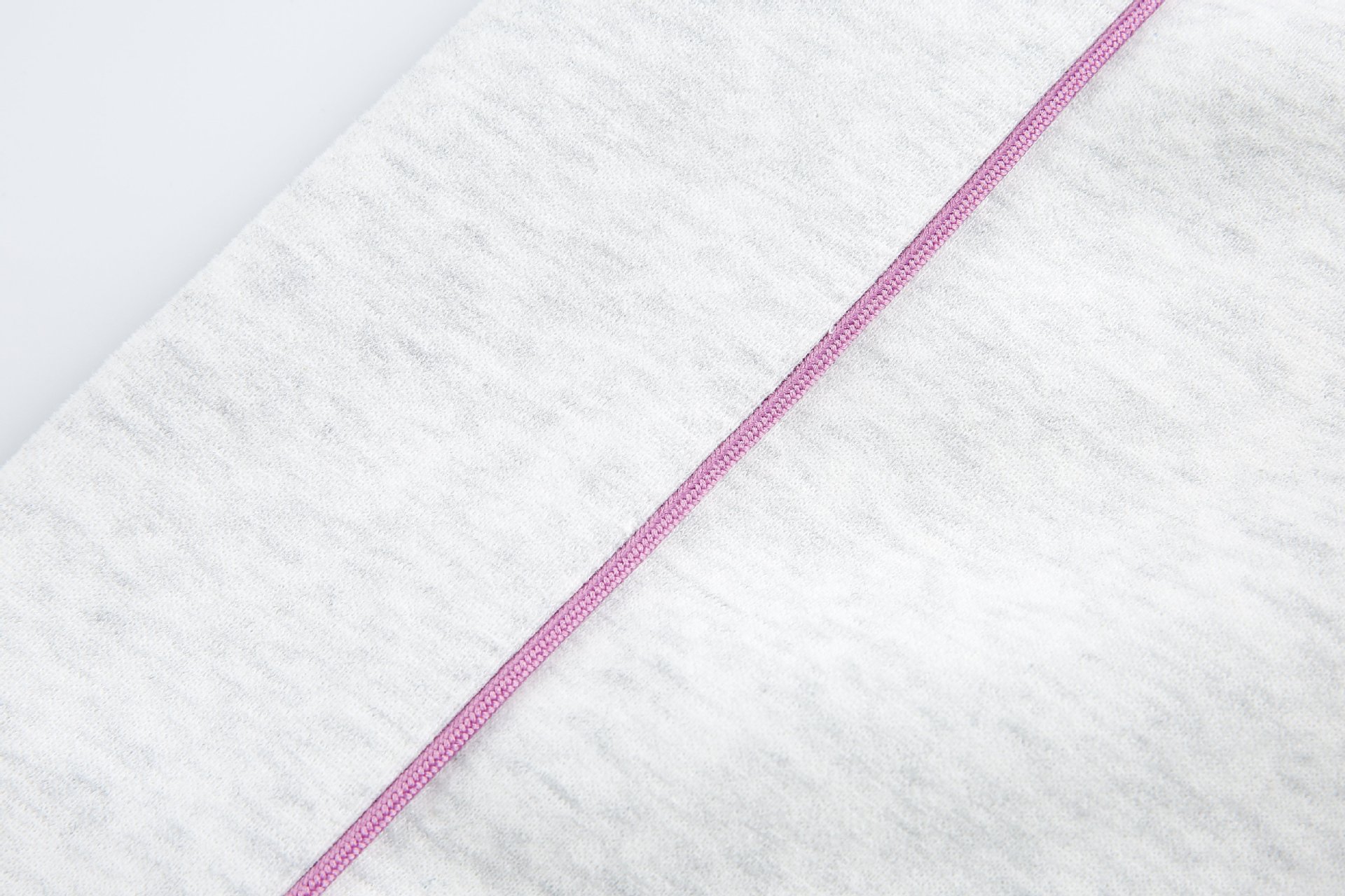 Cotton Blend Two-Tone Seam Hoodie
