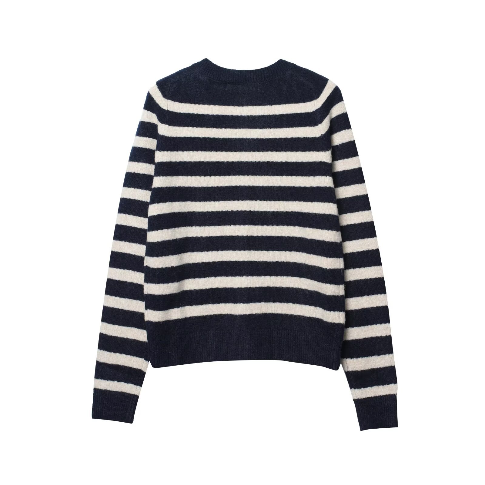Loose Fit Stripe Long Sleeve Sweater